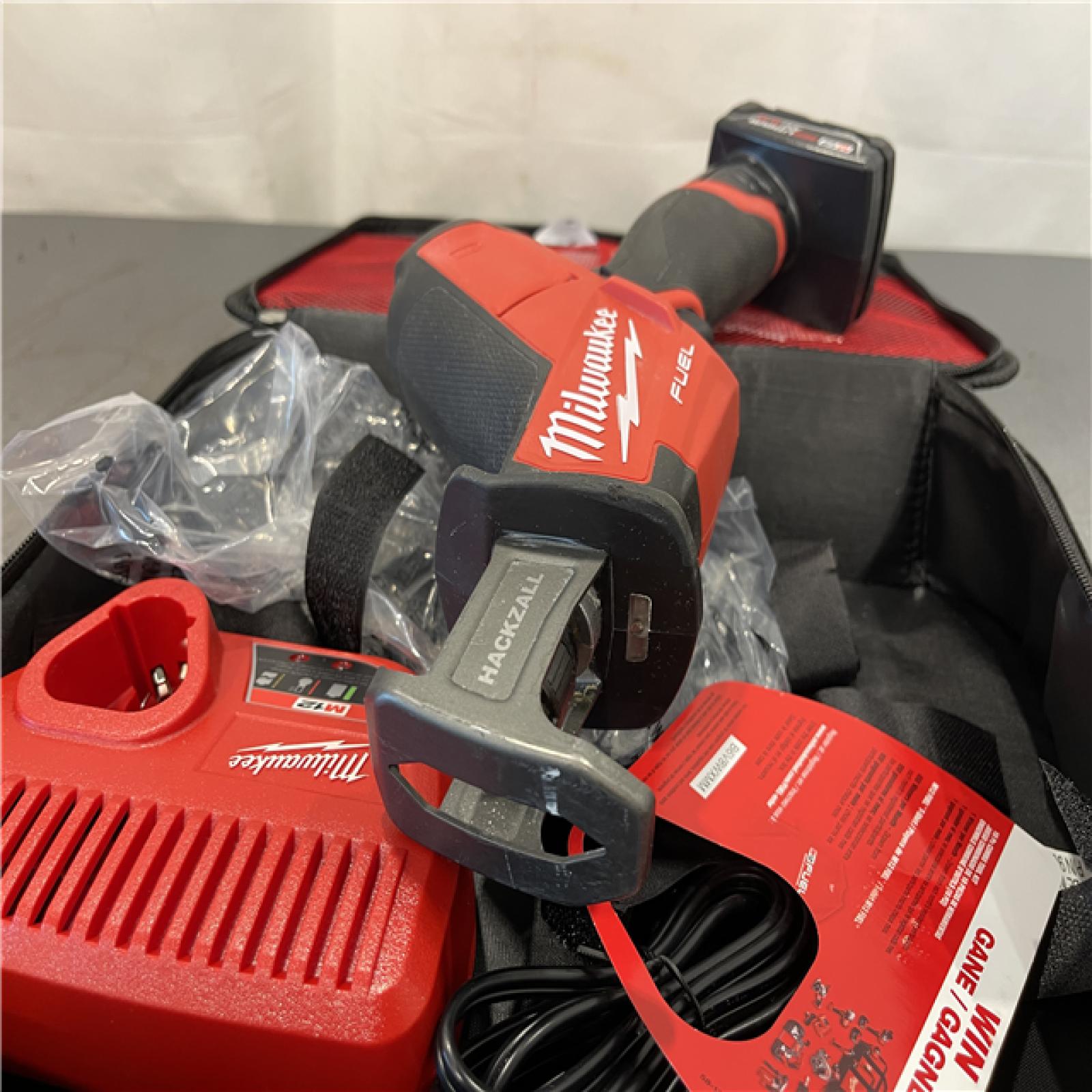 AS-IS - Milwaukee M12 FUEL 12-Volt Lithium-Ion Brushless Cordless HACKZALL Reciprocating Saw Kit