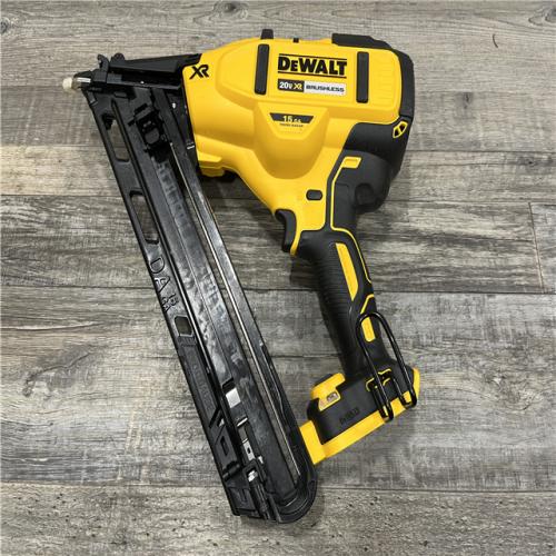 AS-IS DEWALT Cordless 20V MAX XR Angled Finish Nailer (Tool Only)