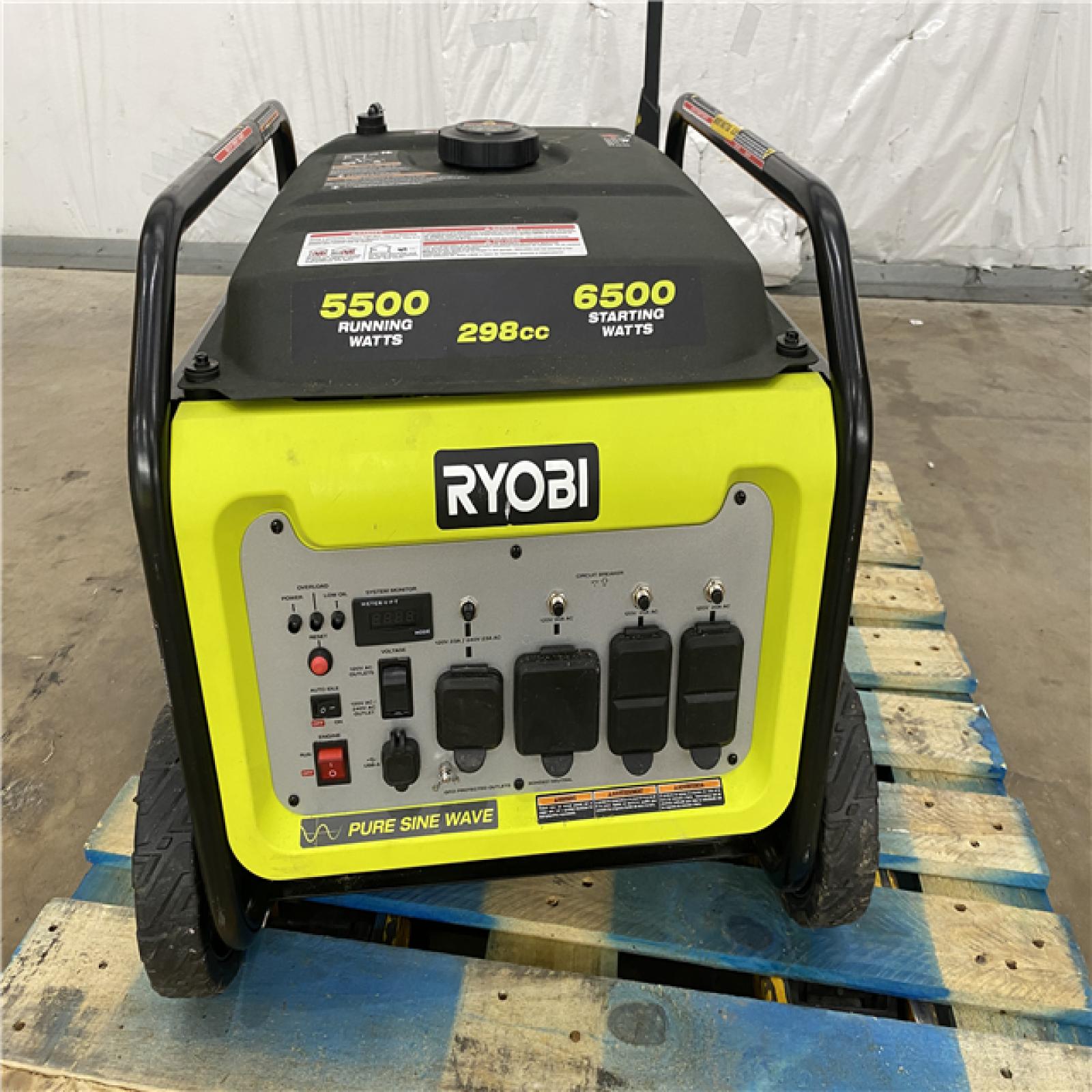 Houston Location AS IS - Ryobi 6500 watts Generator