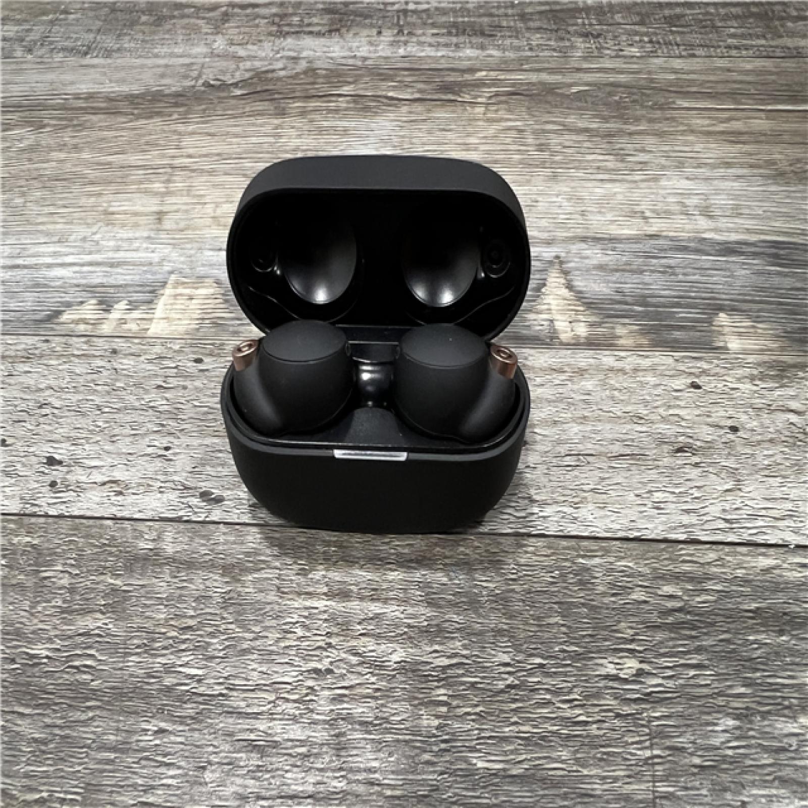 AS-IS Sony Noise-Cancelling True Wireless Bluetooth Earbuds WF-1000XM4 - Black Matte