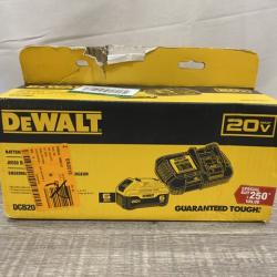 NEW - DEWALT 20V MAX Lithium-Ion 6.0 Ah Battery and Charger
