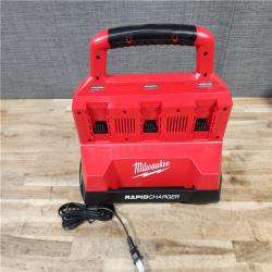 HOUSTON LOCATION - AS-IS Milwaukee M18 Packout Six Bay Rapid Charger (CHARGER ONLY)