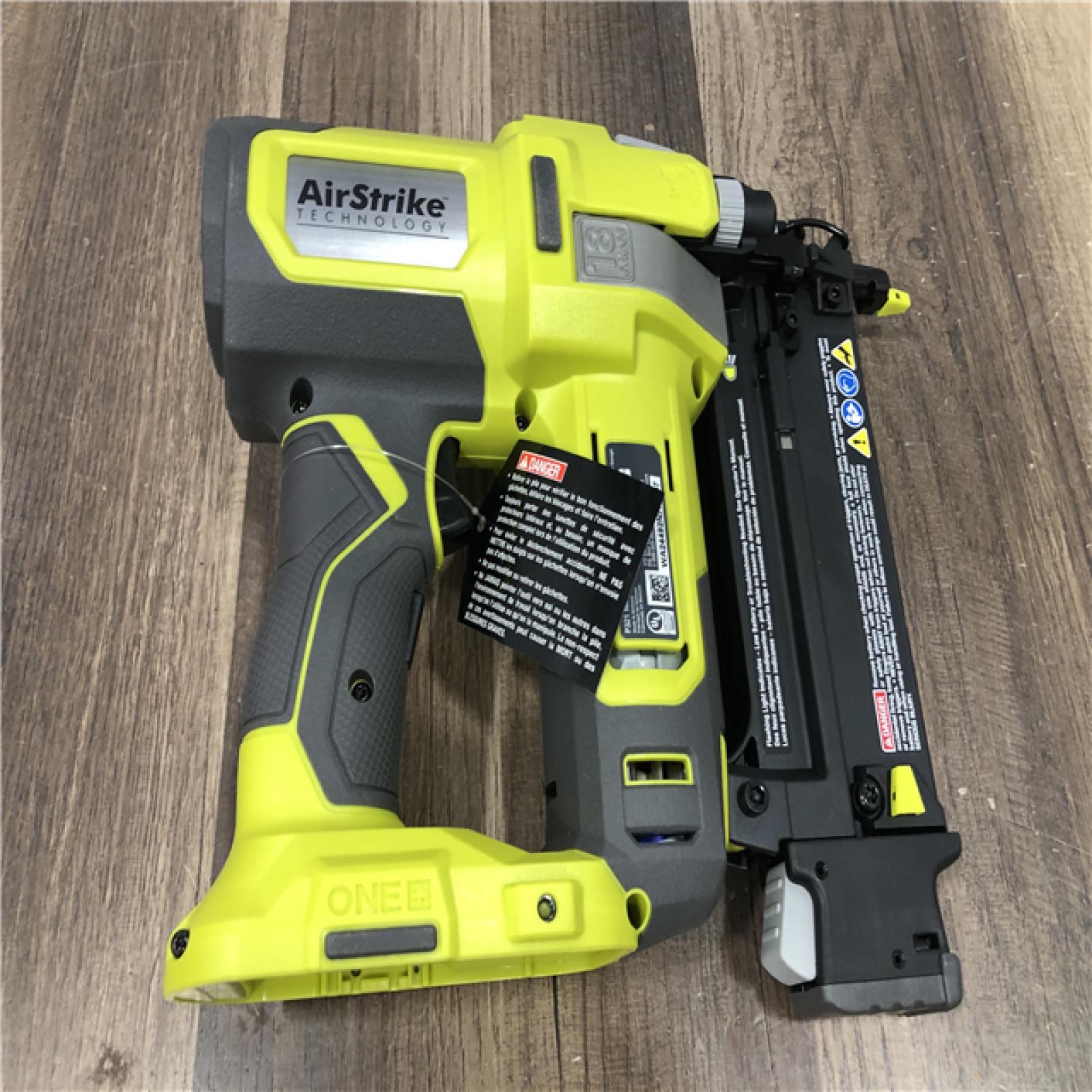 AS-IS RYOBI ONE+ 18V 18-Gauge Cordless AirStrike Brad Nailer (Tool Only)