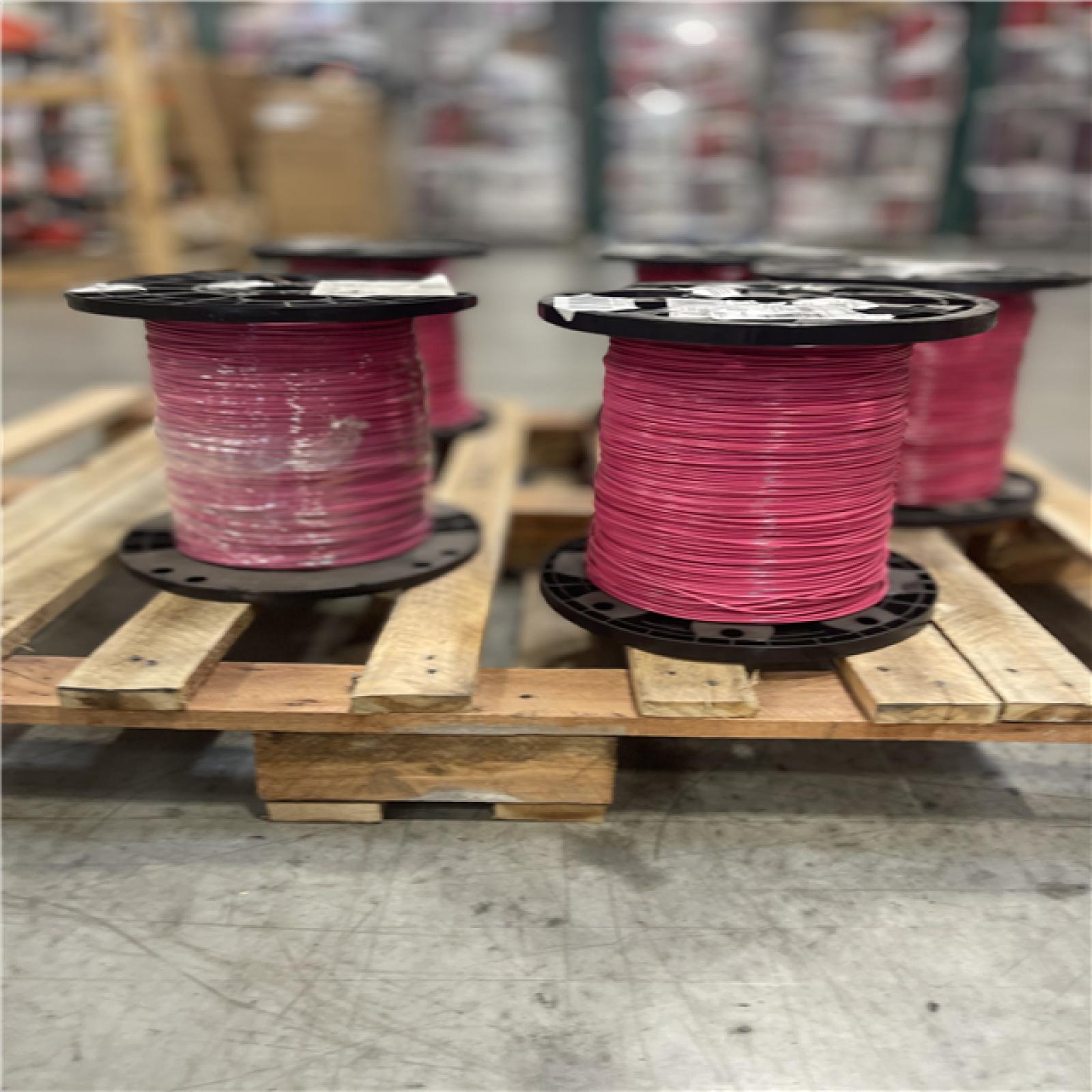 DALLAS LOCATION- Southwire 2500 ft. 14 Pink Solid CU THHN Wire PALLET-(SEE NOTES)