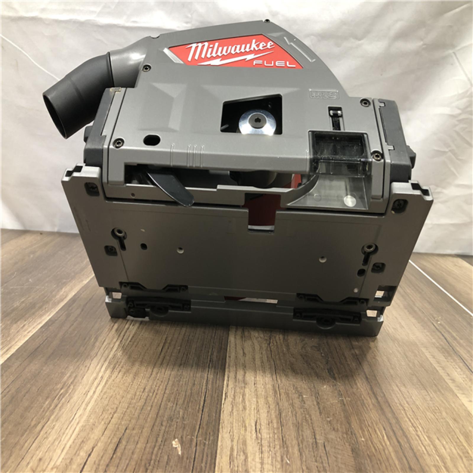 AS-IS Milwaukee FUEL 18V Lithium-Ion Cordless Brushless 6-1/2 in. Plunge Cut Track Saw (Tool-Only)