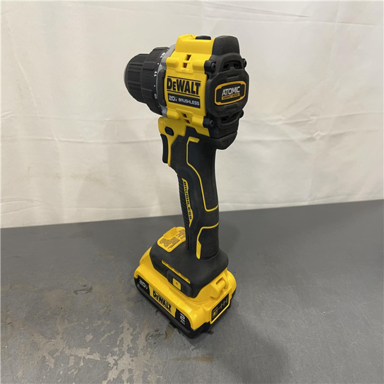 AS-IS - DEWALT ATOMIC 20-Volt Lithium-Ion Cordless Compact 1/2 in. Drill/Driver Kit