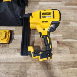 HOUSTON LOCATION - AS - IS DEWALT 20V MAX XR Lithium-Ion Cordless 18-Gauge Narrow Crown Stapler Kit