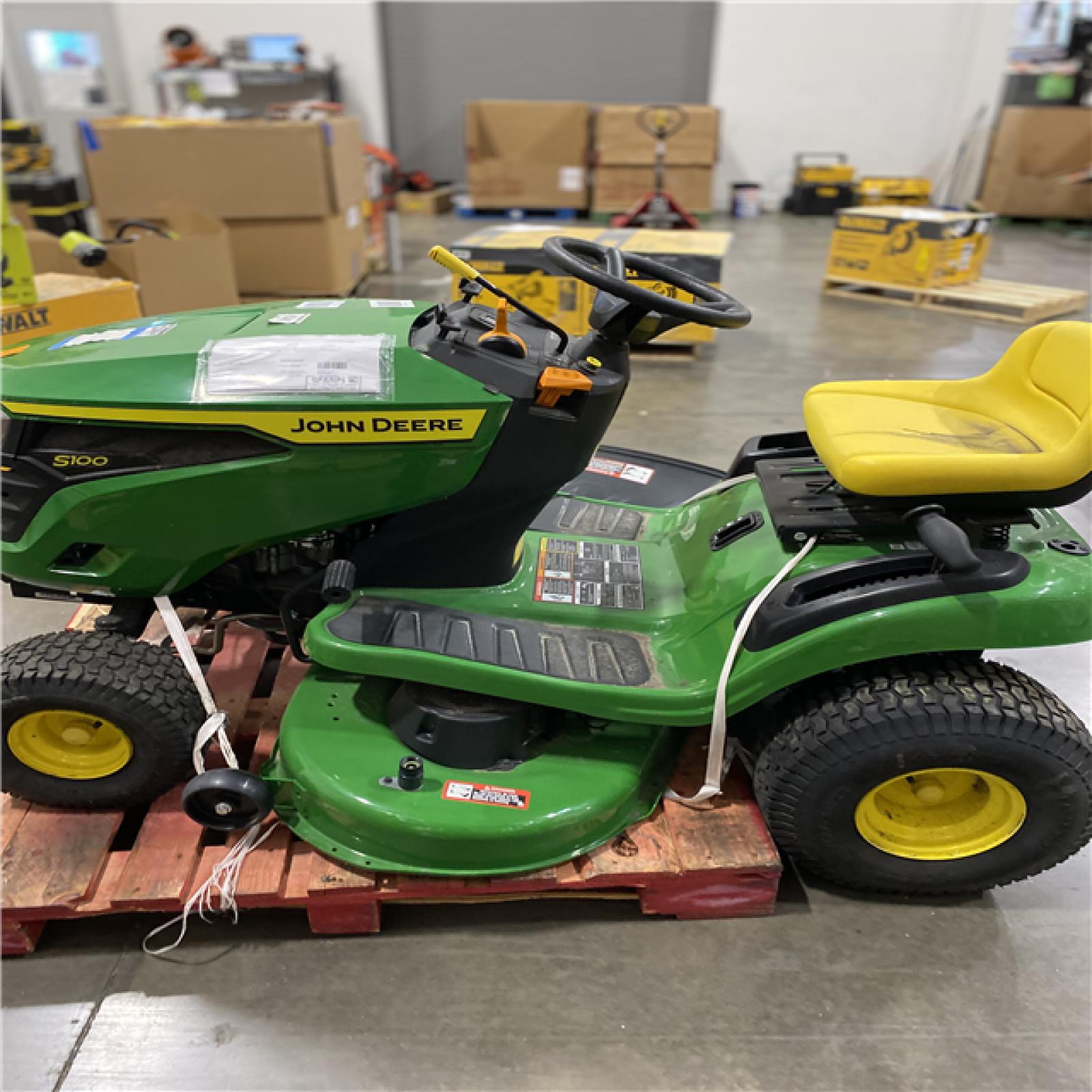 Dallas Location - As-Is  John Deere S100 42 in. 17.5 HP Gas Hydrostatic Riding Lawn Mower