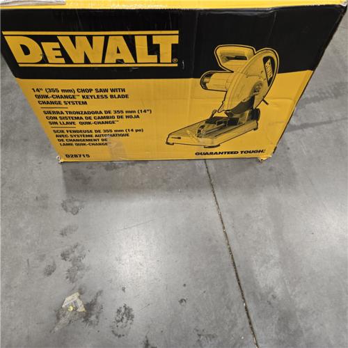 LIKE NEW! - DEWALT 15 Amp Corded 14 in. Cut-Off Chop Saw