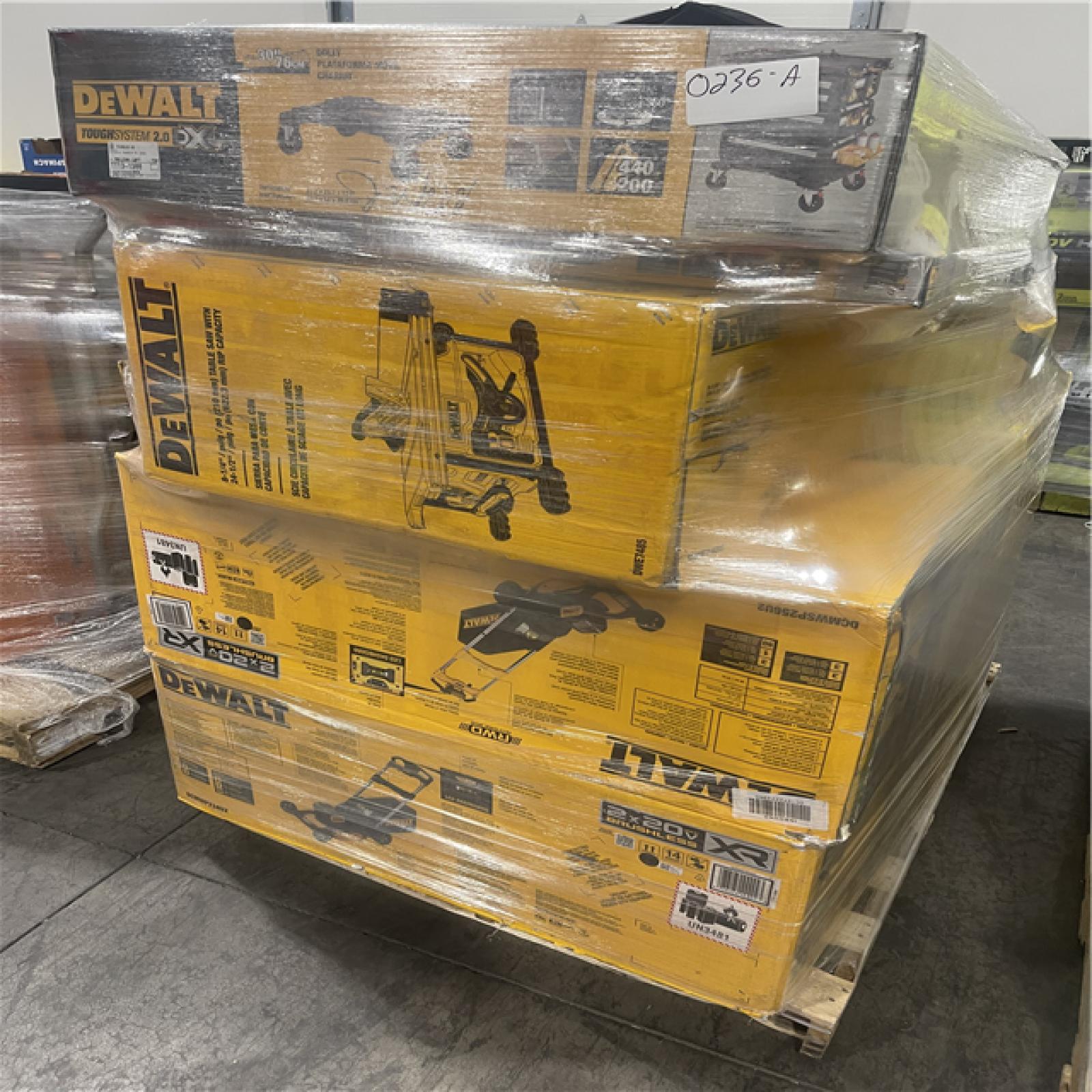 Pittston Location As-Is Power Tools Partial Truckload (14 pallets) 0236-A