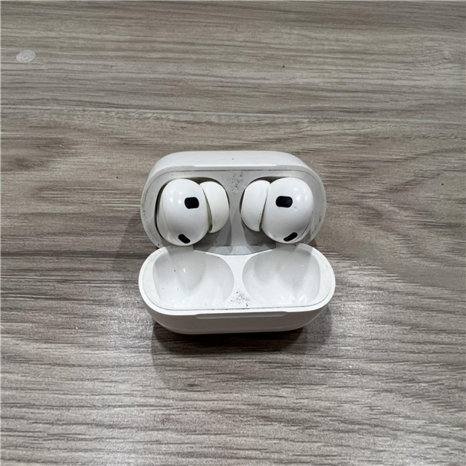 AS-IS Apple AirPods Pro (2nd Generation) with the USB-C MagSafe Charging Case