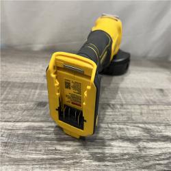 AS-IS DEWALT 20-Volt MAX Cordless Brushless 4-1/2 in. Angle Grinder with Slide Switch (Tool Only)