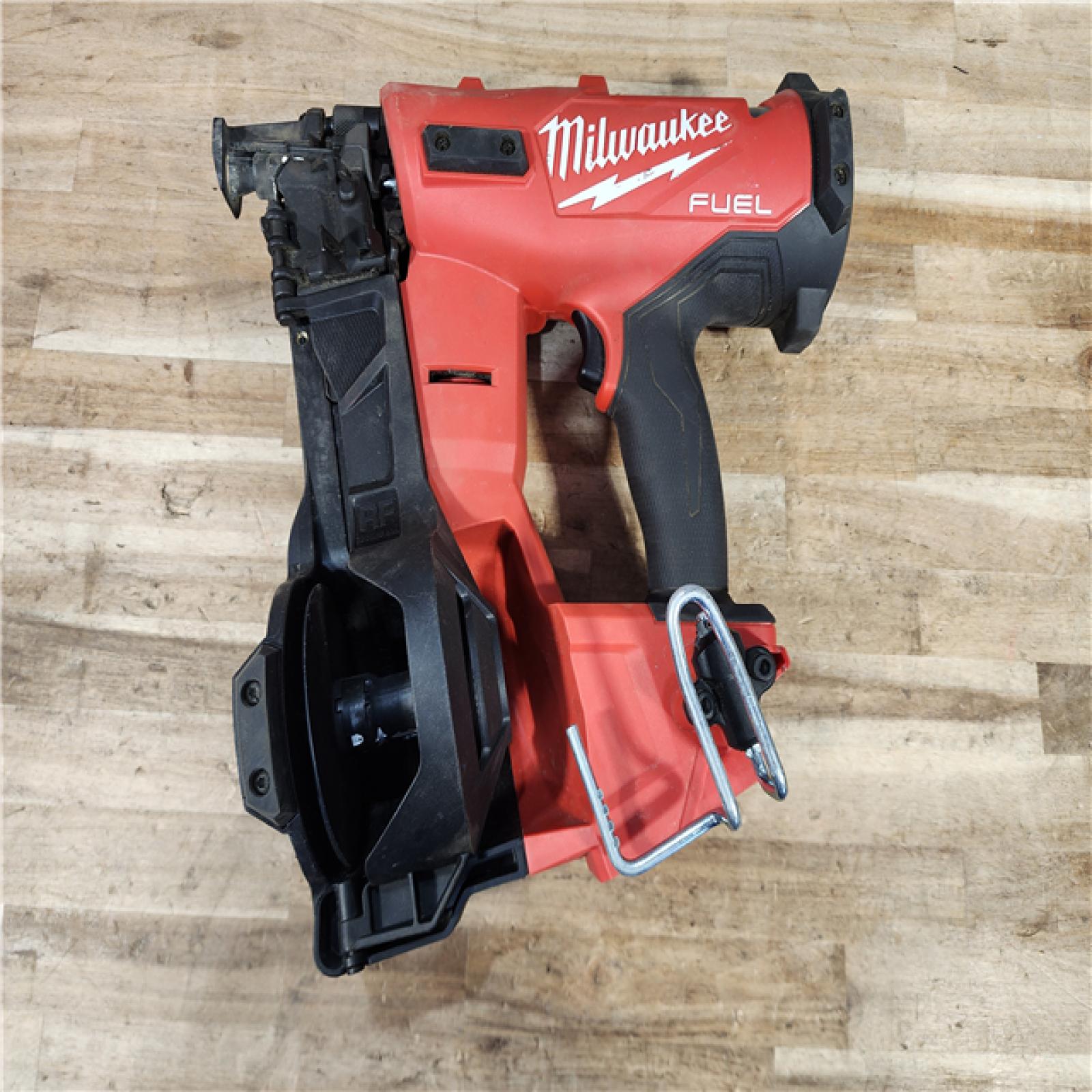 HOUSTON LOCATION - AS-IS Milwaukee FUEL 18-Volt Lithium-Ion Brushless Cordless Coil Roofing Nailer (Tool Only)