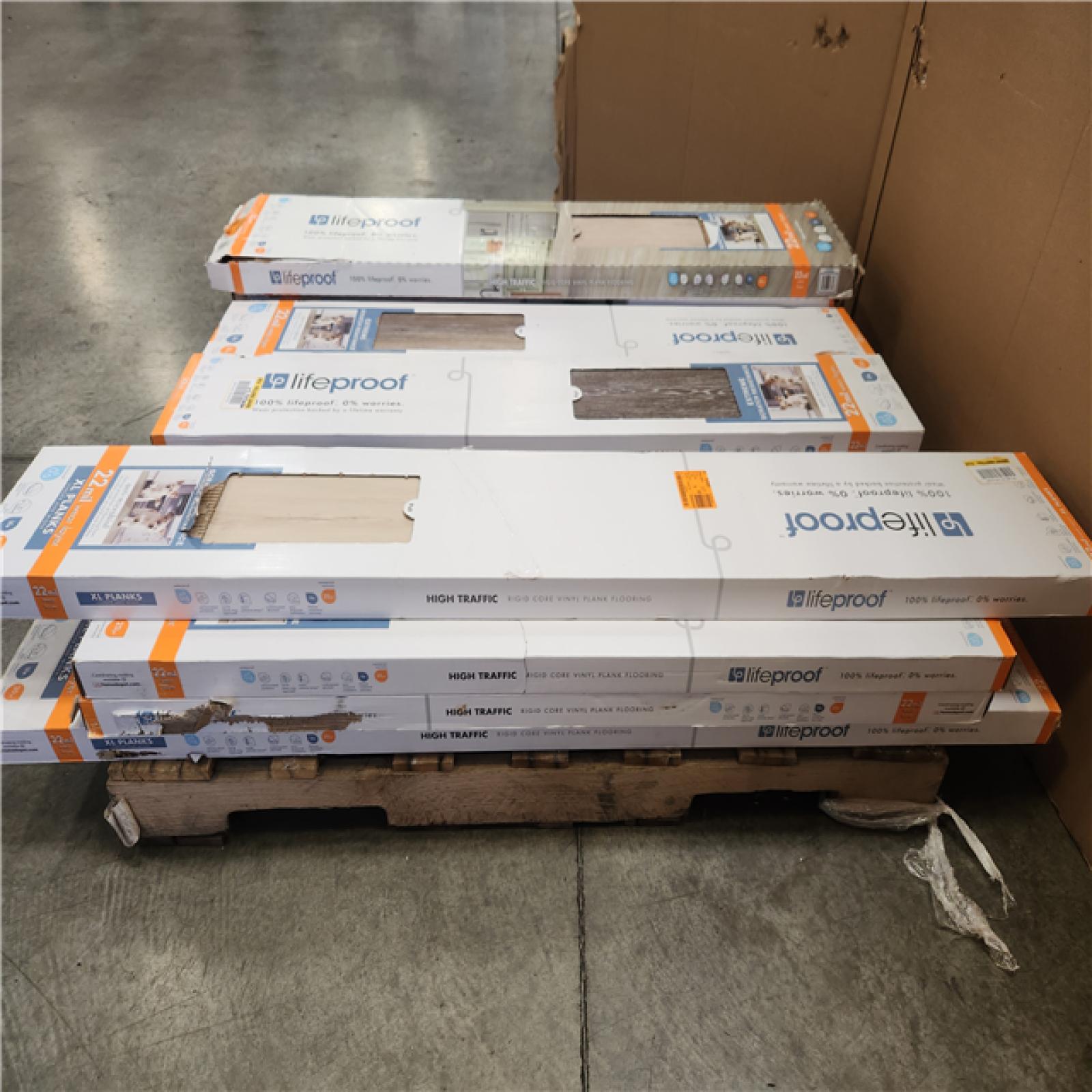 Phoenix NEW Lifeproof  Waterproof Click Lock Luxury Vinyl Plank Flooring Pallet (17-Boxes)
