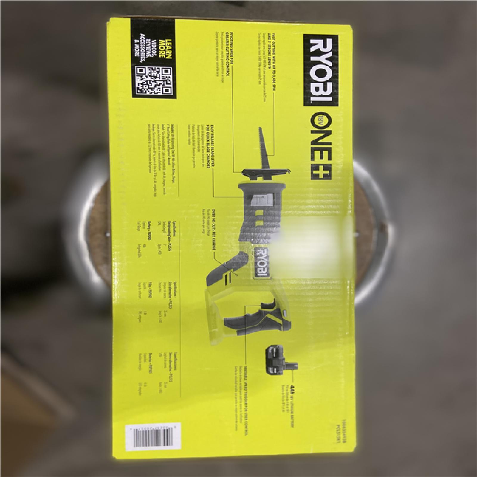 NEW! - RYOBI ONE+ 18-Volt Cordless Reciprocating Saw Kit