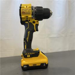 AS-IS - DEWALT ATOMIC 20-Volt Lithium-Ion Cordless 1/2 in. Compact Hammer Drill Kit