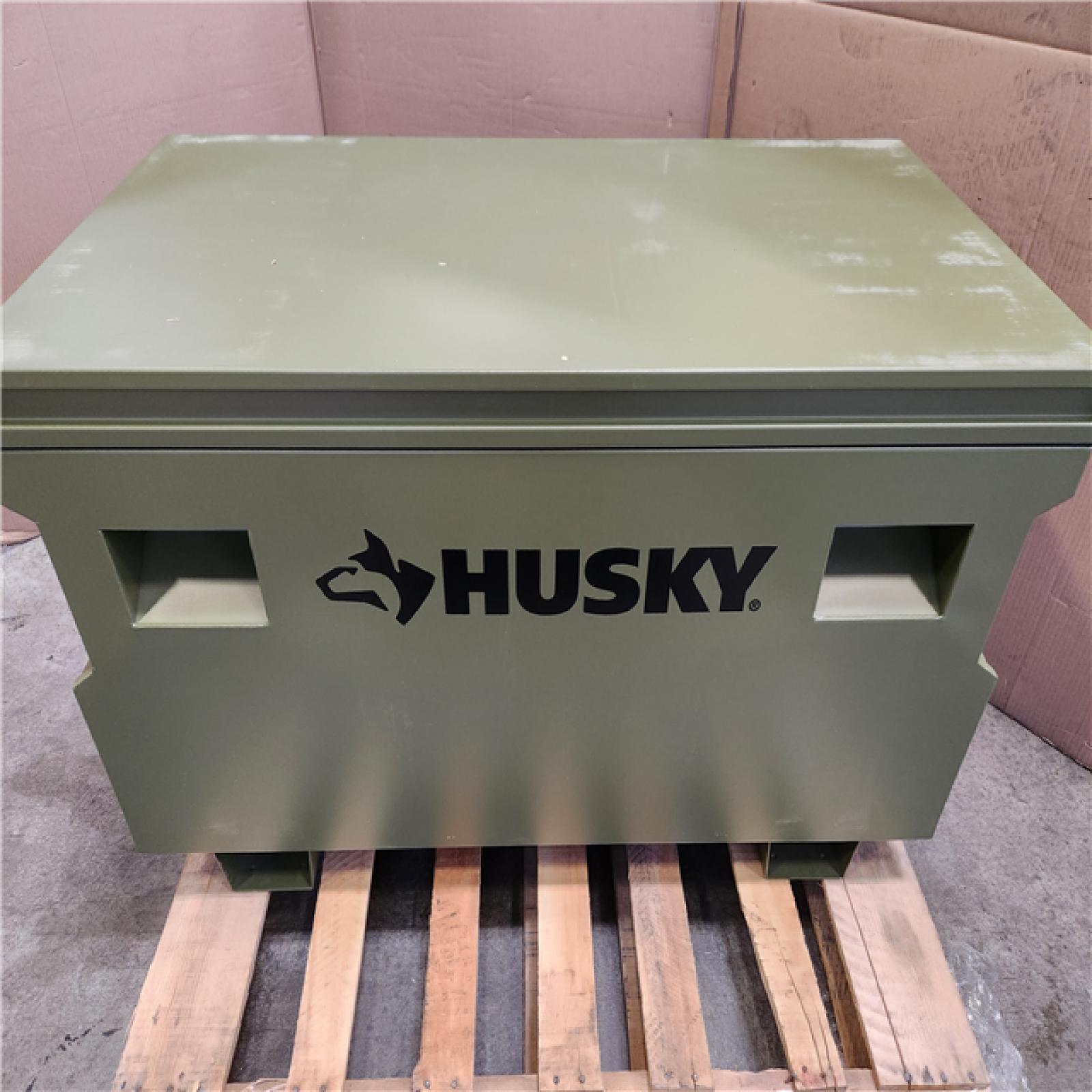 Phoenix NEW Husky 48 in. W x 24 in. D x 27.6 in. H Matte Army Green Steel Jobsite Box