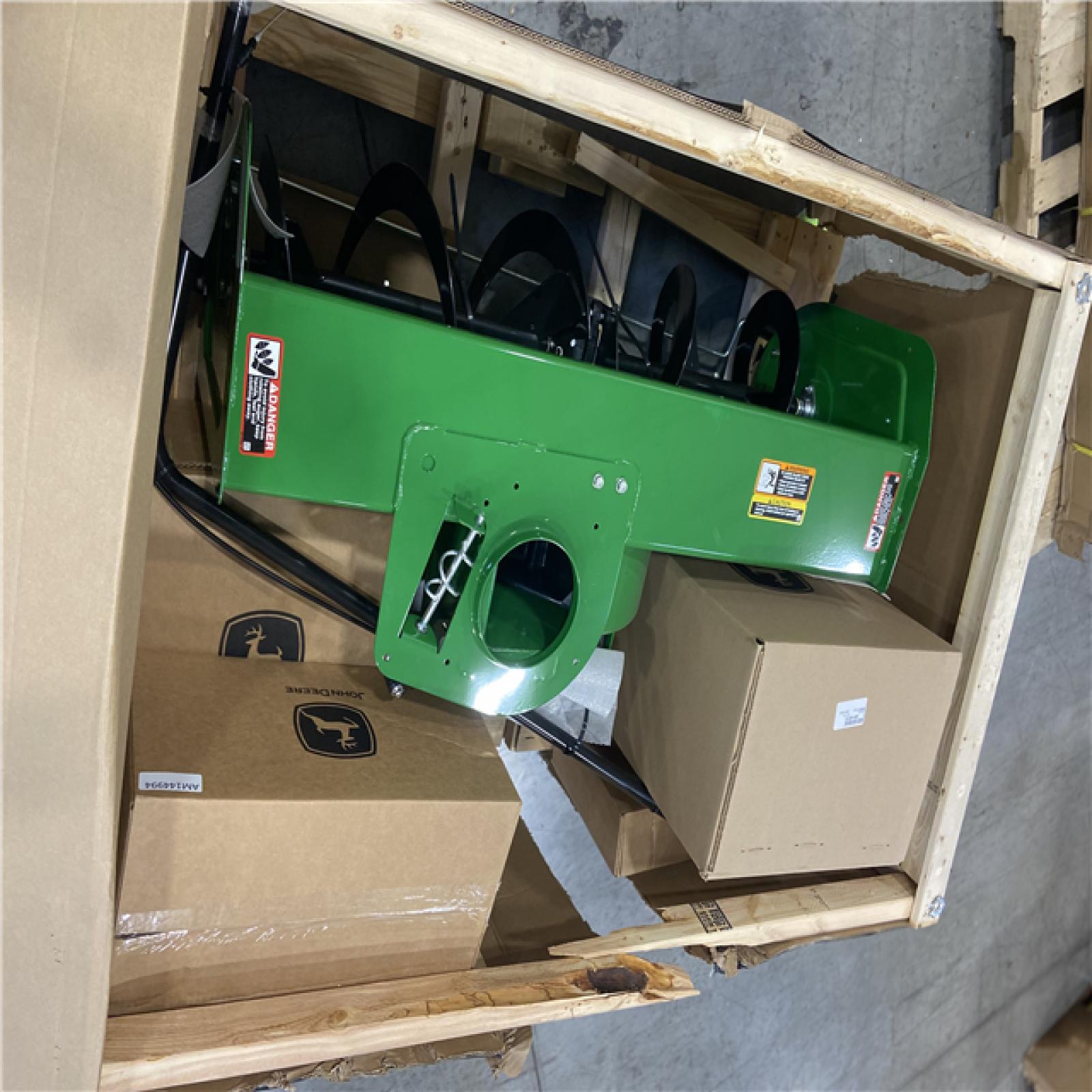 DALLAS LOCATION - John Deere 44 in. Two-Stage Snow Blower Attachment for 100 Series Tractors