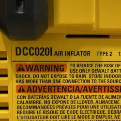 AS-IS DEWALT 20V MAX Cordless Electric Portable Inflator (Tool Only)