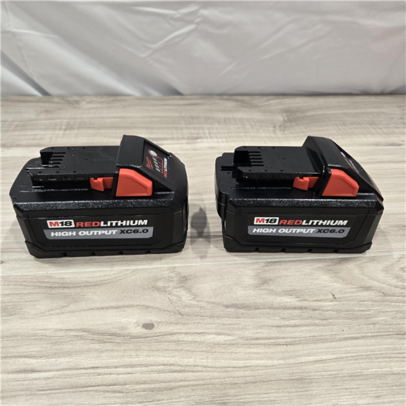 LIKE NEW! - Milwaukee 18-Volt High Output Starter Kit with Two 6.0 Ah Battery and Charger