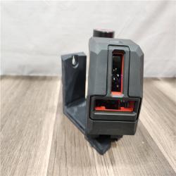 AS-IS- Milwaukee M12 12-Volt Lithium-Ion Cordless Green 125 Ft. Cross Line and Plumb Points Laser Level Kit W/3.0 Ah Battery & Track Clip