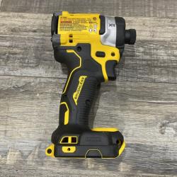AS-IS DEWALT 20V MAX XR Lithium-Ion Brushless Cordless 3-Speed High Torque 1/4 in. Impact Driver Kit