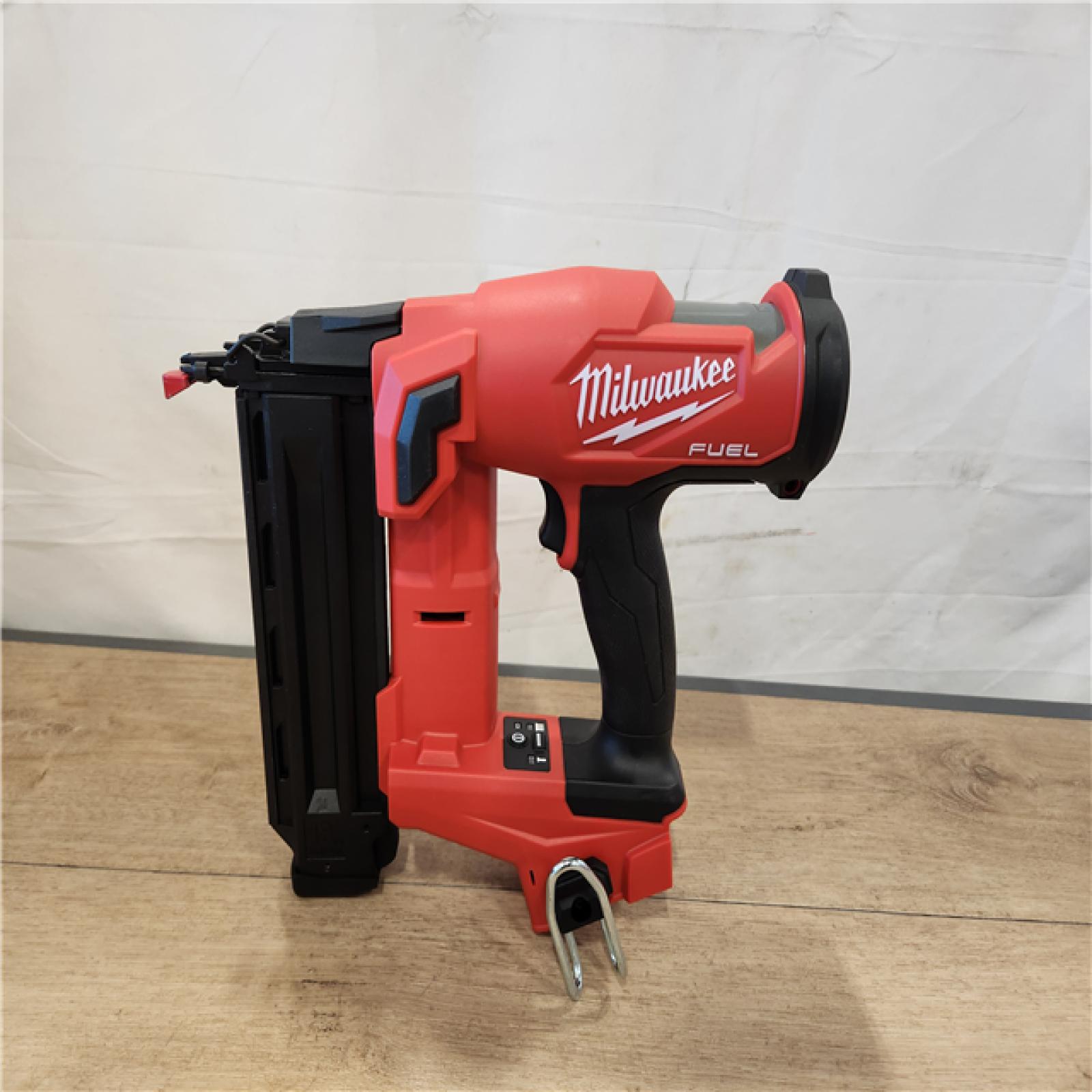 AS-IS- Milwaukee FUEL 18-Volt Lithium-Ion Brushless Cordless Gen II 18-Gauge Brad Nailer (Tool-Only)