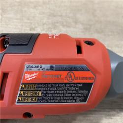 AS-IS MILWAUKEE M18 FUEL 18V Cordless Mid Torque 1/2 in. Impact Wrench W/ M12 FUEL 3/8 in. Ratchet & Battery/Charger Combo Kit