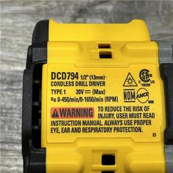 AS-IS DEWALT Atomic 20V Lithium-Ion Cordless Compact 1/2 in. Drill/Driver Kit