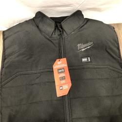 AS-IS Milwaukee Men's 2 X-Large 12-Volt Lithium-Ion Cordless Axis Black Heated Vest Kit