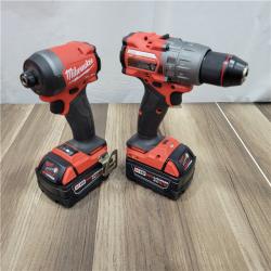 GOOD MILWAUKEE M18 FUEL 18V Lithium-Ion Brushless Cordless Hammer Drill and Impact Driver Combo Kit (2-Tool) with 2 Batteries