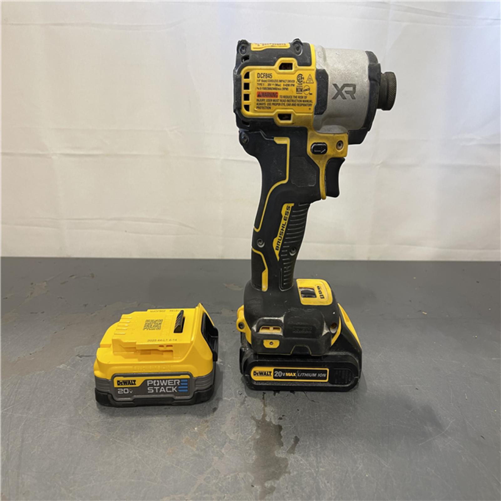 AS-IS - DEWALT 20V MAX XR Lithium-Ion Brushless Cordless 1/4 3-Speed Impact Driver Kit