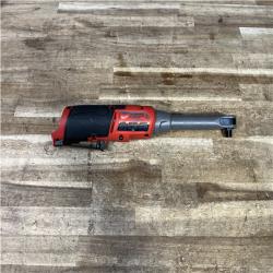Houston Location AS-IS Milwaukee FUEL 12V Lithium-Ion Brushless Cordless 3/8 in. Extended Reach High Speed Ratchet (Tool Only)