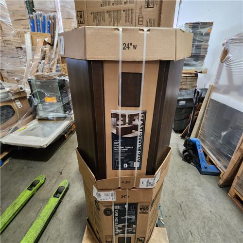 Phoenix Location  Hampton Bay Assembled Kitchen Cabinet in Brindle (5 Cabinets)