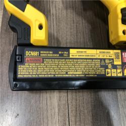 AS-IS DEWALT 20V MAX XR Lithium-Ion Cordless 18-Gauge Narrow Crown Stapler Kit