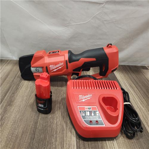 AS-IS- Milwaukee M12 Steel Curved Cordless Pruner