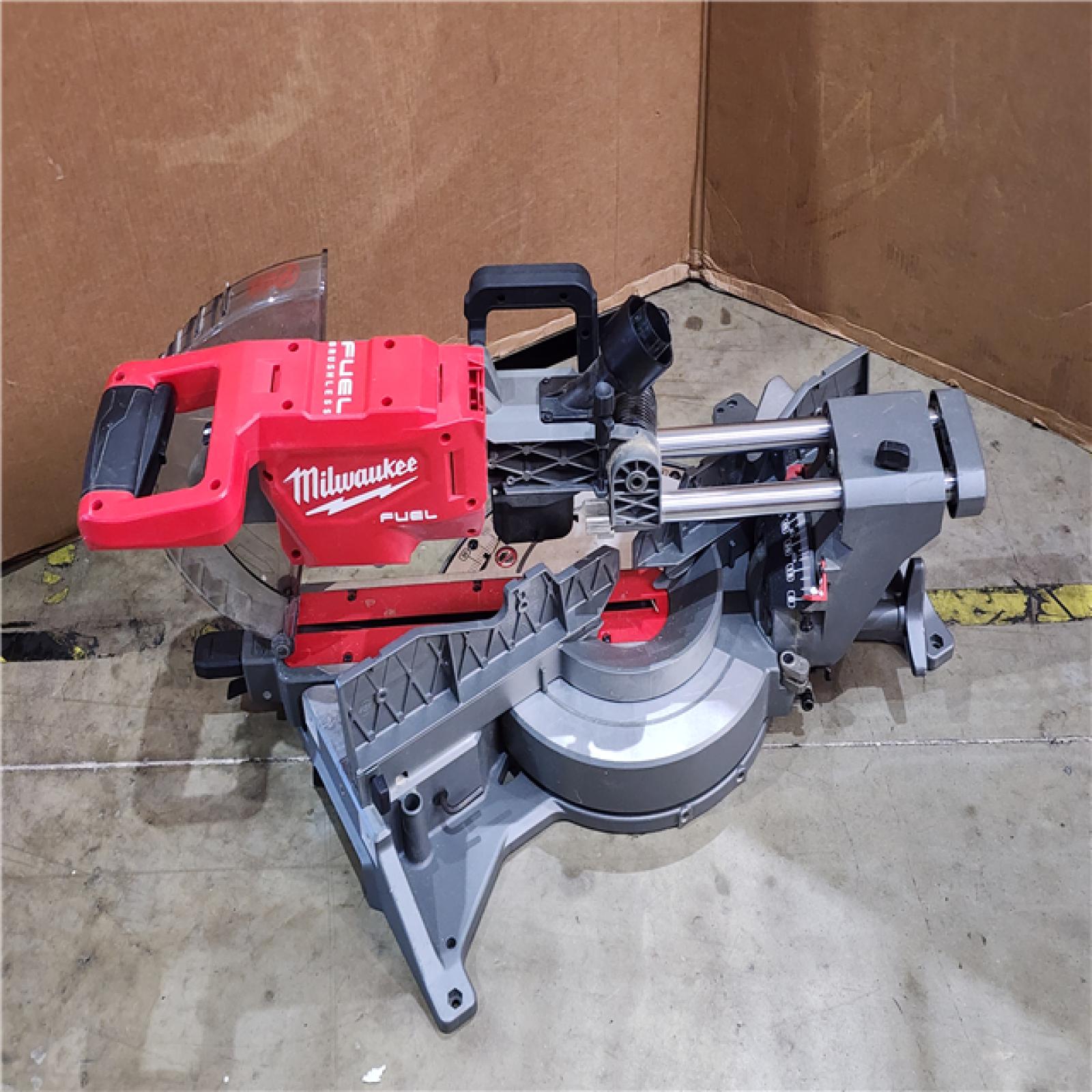 HOUSTON LOCATION - AS-IS M18 FUEL 18V Lithium-Ion Brushless Cordless 12 in. Dual Bevel Sliding Compound Miter Saw (Tool-Only)