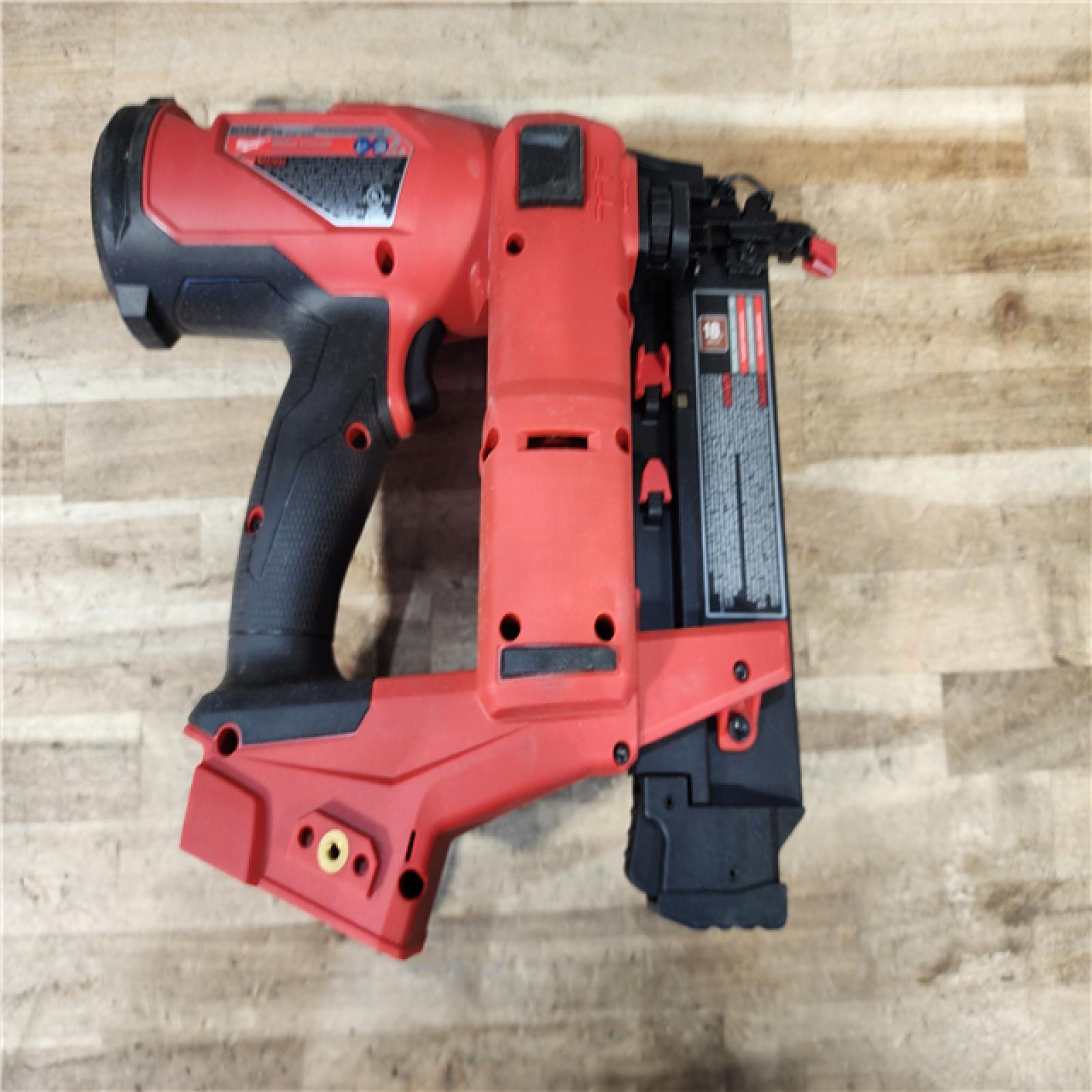 HOUSTON LOCATION - AS-IS Milwaukee FUEL 18-Volt Lithium-Ion Brushless Cordless Gen II 18-Gauge Brad Nailer (Tool-Only)