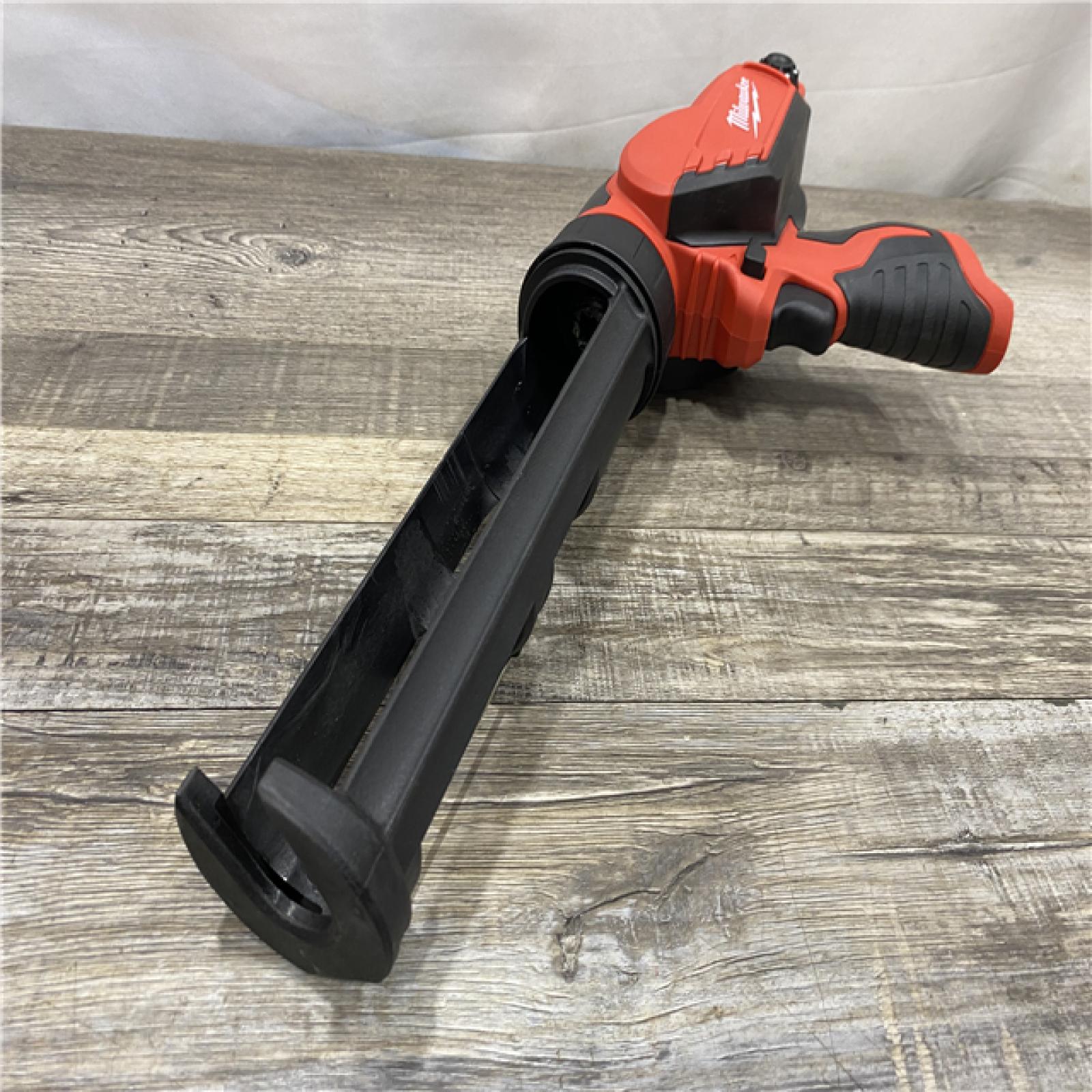 AS-IS Milwaukee 12V Lithium-Ion Cordless 10 oz. Adhesive and Caulk Gun (Tool-Only)