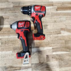 HOUSTON LOCATION - AS-IS MILWAUKEE 2 TOOL COMBO KIT W/ (2) BATTERY & CHARGER
