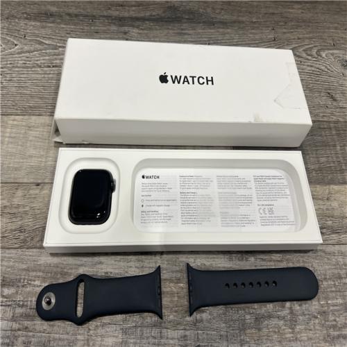 AS-IS Apple Watch SE [GPS 40mm] Midnight Aluminum Case with Midnight Sport Band- WR-50Meters