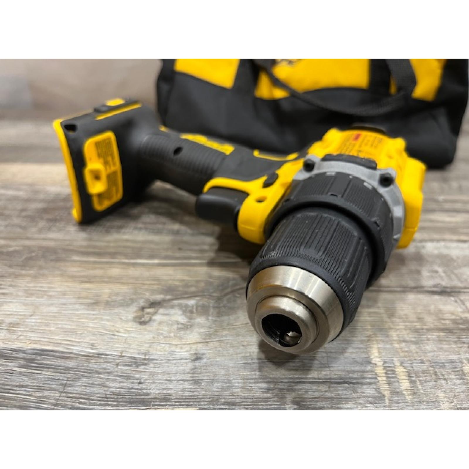 AS-IS DEWALT Atomic 20V Lithium-Ion Cordless Compact 1/2 in. Drill/Driver Kit