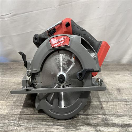 AS-IS Milwaukee FUEL 18V Lithium-Ion Brushless Cordless 6-1/2 in. Circular Saw (Tool-Only)