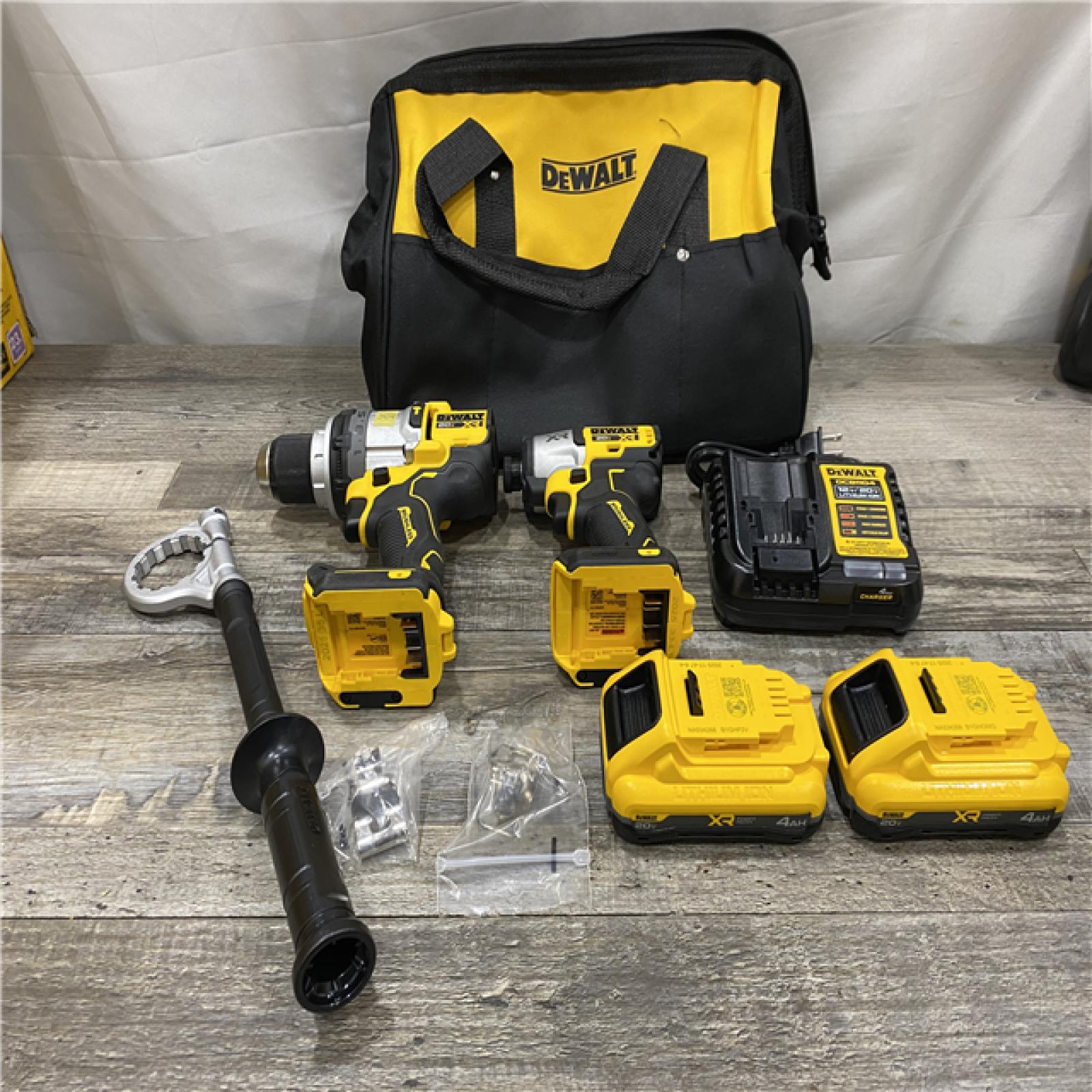 AS-IS DEWALT 20V MAX Lithium-Ion Cordless 2-Tool Combo Kit