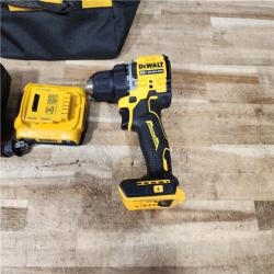 HOUSTON LOCATION - AS - IS DEWALT Atomic 20V Lithium-Ion Cordless Compact 1/2 in. Drill/Driver Kit