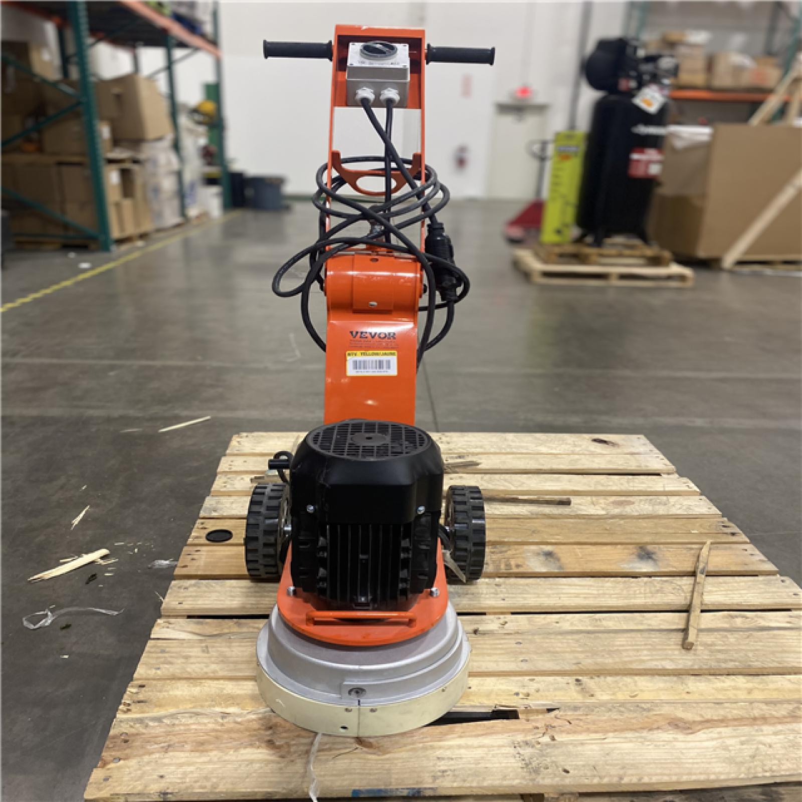 Dallas Location - As-Is  VEVOR  Electric Concrete Floor Grinder 10 in. Walk-Behind Grinder 1.7HP Concrete Floor Polisher  1300W Grinding Machine 1720RPM