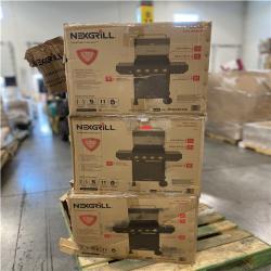 DALLAS LOCATION- NEXGRILL 4-Burner Propane Gas Grill in Black PALLET (3 UNITS)