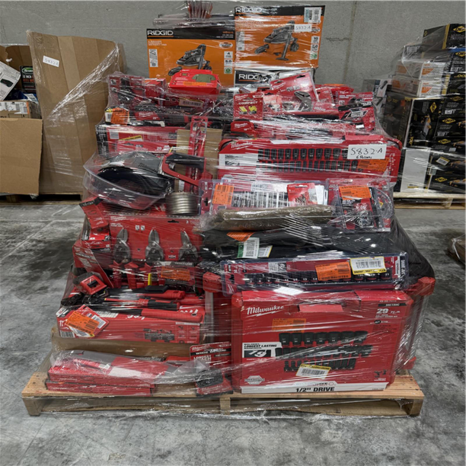 Atlanta Location As-Is Tools Partial Truckload (6 pallets) 5832-A
