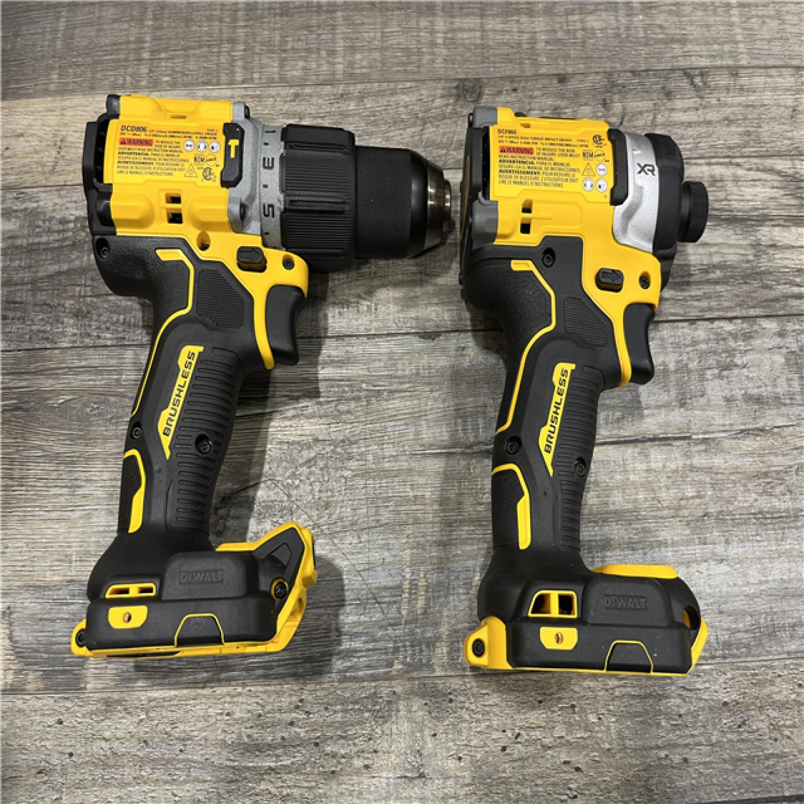 AS-IS DEWALT 20V XR Lithium-Ion Cordless 2-Tool Combo Kit