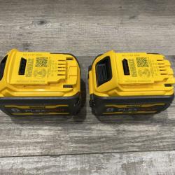 AS-IS DEWALT FLEXVOLT 20V/60V MAX Lithium-Ion 6.0Ah Battery Pack (2 Pack)